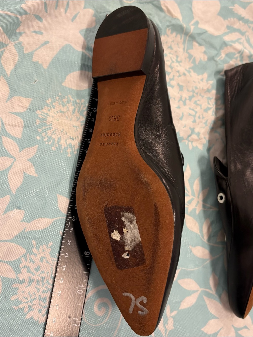Proenza Schouler black grommet Loafers Size 38.5 - Picture 3 of 7